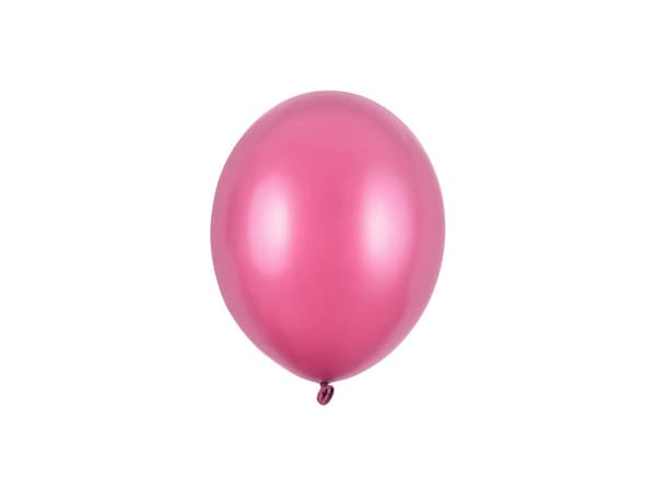 Starka ballonger 12 cm, Metallic Hot Pink (1 förpackning / 100 st.)