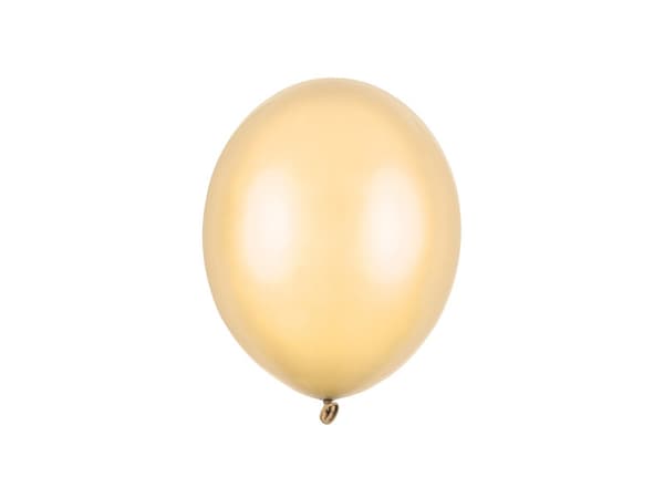 Starka ballonger 23 cm, metalliska bright orange (1 förpackning / 100 st.)