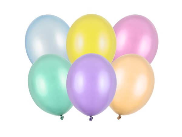 Starka ballonger 27 cm, pärlmix (1 förpackning / 100 st.)