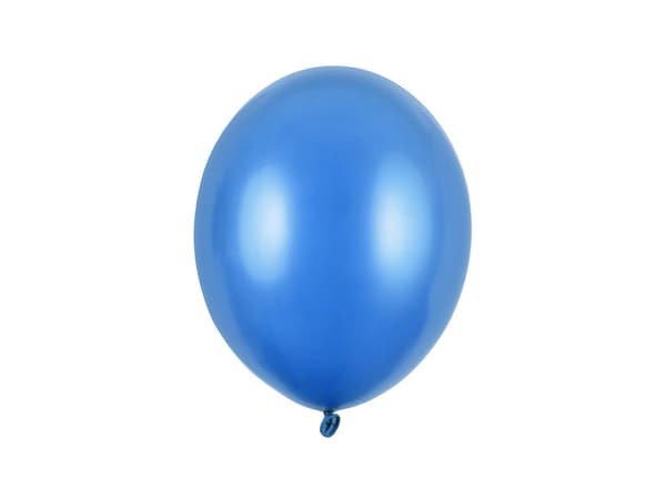 Starka ballonger 27 cm, metallic majs. Blå (1 förpackning / 100 st.)