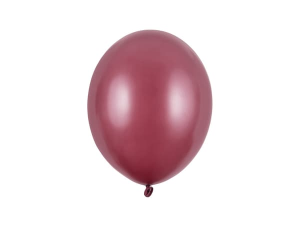 Starka ballonger 27 cm, metallic rödbruna (1 förpackning / 10 st.)