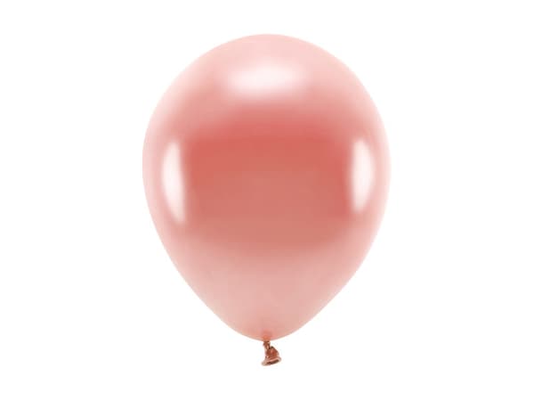 Ekoballonger 26cm metallic, roséguld (1 förpackning / 10 st.)