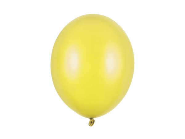 Stærke balloner 30 cm, metallisk citronskal (1 pakke / 100 stk.)
