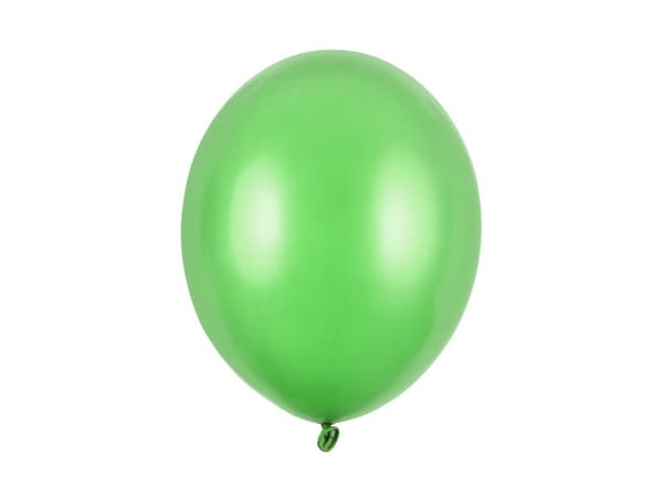 Strong-ilmapallot 30 cm, metallinhohtoinen kirkkaanvihreä (1 pakkaus / 100 kpl)