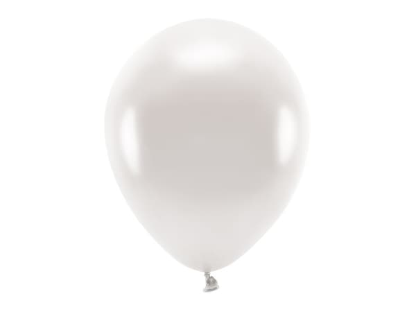 Ekoballonger 30cm metallic, pärlfärgade (1 förpackning / 100 st.)