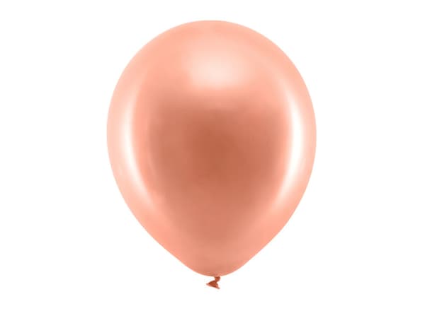 Regnbågsballonger 30 cm metallic, roséguld (1 förpackning / 100 st.)