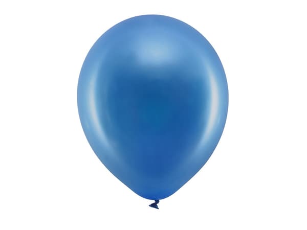 Regnbågsballonger 30 cm metallic, marinblå (1 förpackning / 100 st.)