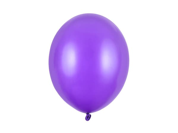 Starka ballonger 30 cm, metallic lila (1 förpackning / 50 st.)