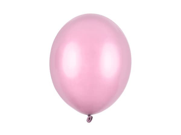 Starka ballonger 30 cm, metallic godisrosa (1 förpackning / 10 st.)