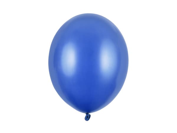 Starka ballonger 30 cm, metallicblå (1 förpackning / 10 st.)