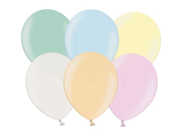 Ballonger 23cm, Pärlmix (1 förpackning / 100 st.)