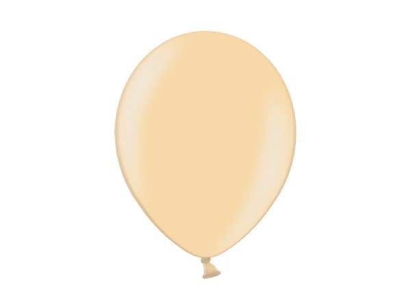 Balloner 23 cm, Metallisk Fersken (1 pakke / 100 stk.)