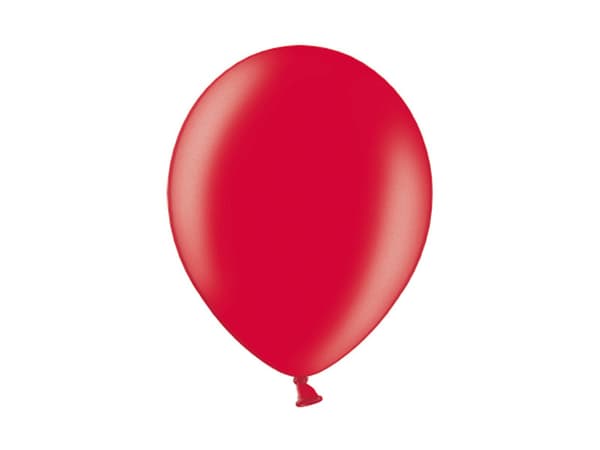 Ballonger 27 cm, Metallic körsbärsröda (1 förpackning / 100 st.)