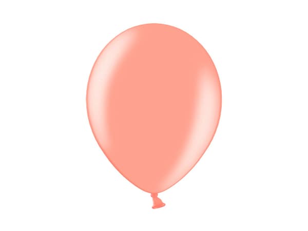 Ballonger 27 cm, Metallic Roséguld (1 förpackning / 100 st.)