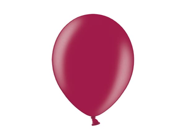 Balloner 30 cm, Metallisk Blomme (1 pakke / 100 stk.)