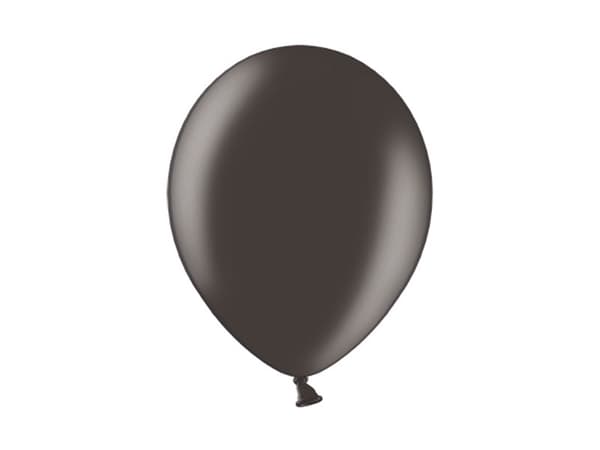 Ballonger 30 cm, Metallic Svart (1 förpackning / 100 st.)