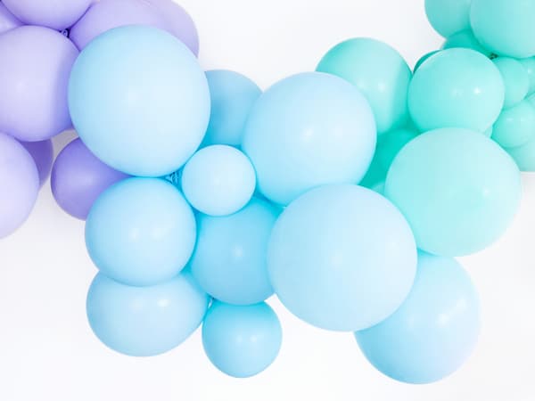 Ballonger 23 cm, Pastell Isblå (1 förpackning / 100 st.)