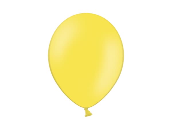 Ballonger 23 cm, Pastellgula (1 förpackning / 100 st.)