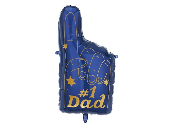 Folieballong 1 Pappa, 46 x 86,5 cm, mix (1 förpackning / 50 st.)