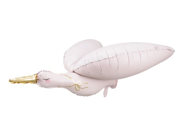 Storkfolieballong, 103x60 cm, ljusrosa (1 förpackning / 50 st.)