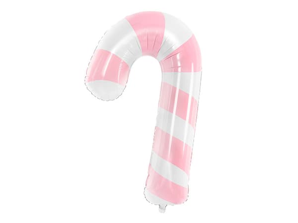 Folieballong Polkagris, 50x82cm, rosa (1 förpackning / 50 st.)