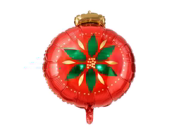 Kugleformede folieballoner, 45x45 cm, blandet (1 æske / 50 stk.)