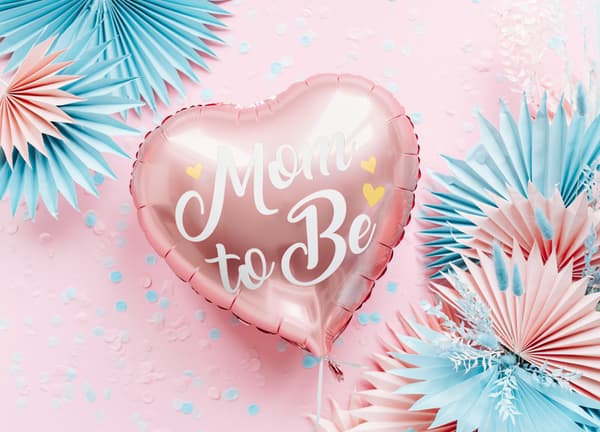 Folieballong "Morning to Be", 35 cm, rosa (1 förpackning / 50 st.)