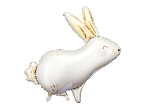 Folieballong med hare, 67x88 cm, blandad