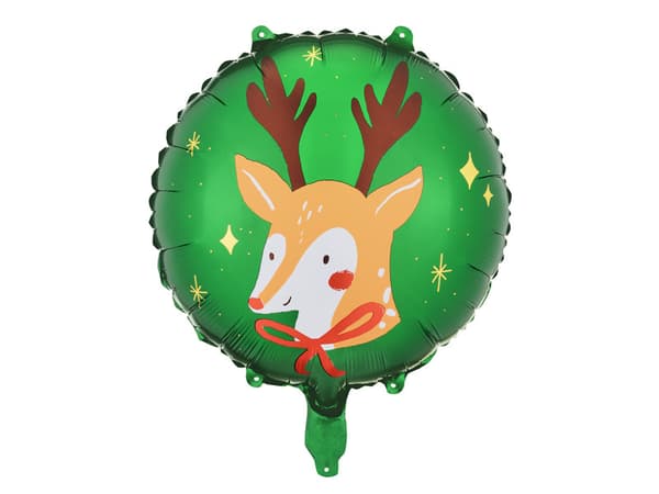 Folieballong av ren, 45 cm, blandad
