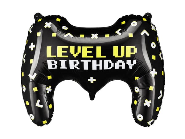 Folieballong Gamepad, 72x52 cm, blandad