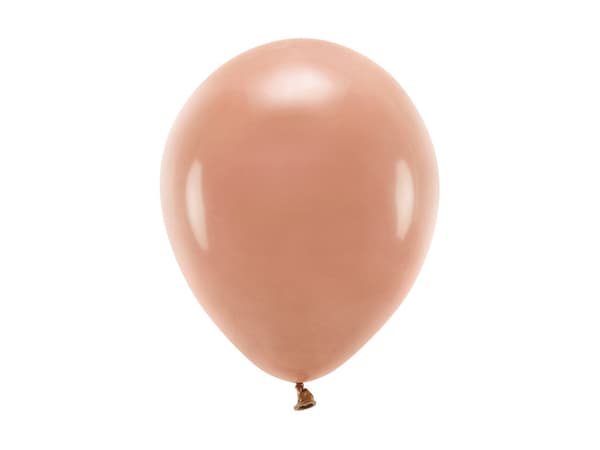 Ekoballonger 26 cm pastellfärgade, smutsrosa (1 förpackning / 100 st.)