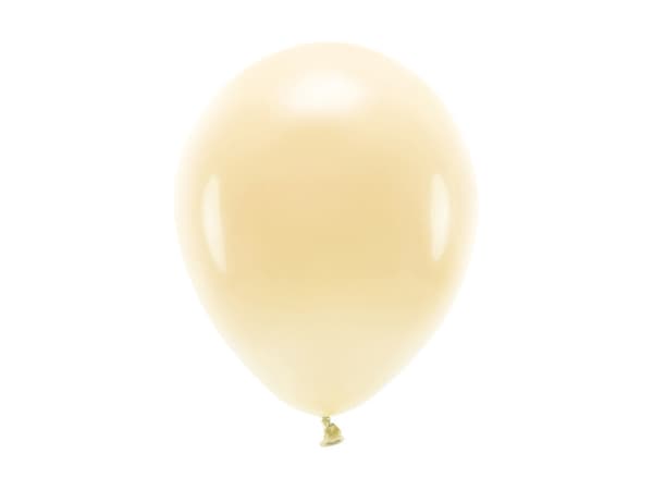 Ekoballonger 26 cm pastellfärgade, ljus persika (1 förpackning / 10 st.)