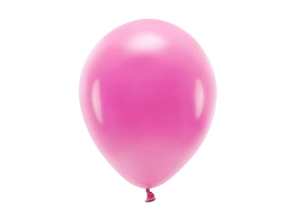 Økoballoner 26 cm pastel, fuchsia (1 pakke / 10 stk.)