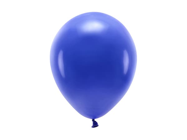 Ekoballonger 26 cm pastellfärgade, marinblå (1 förpackning / 10 st.)