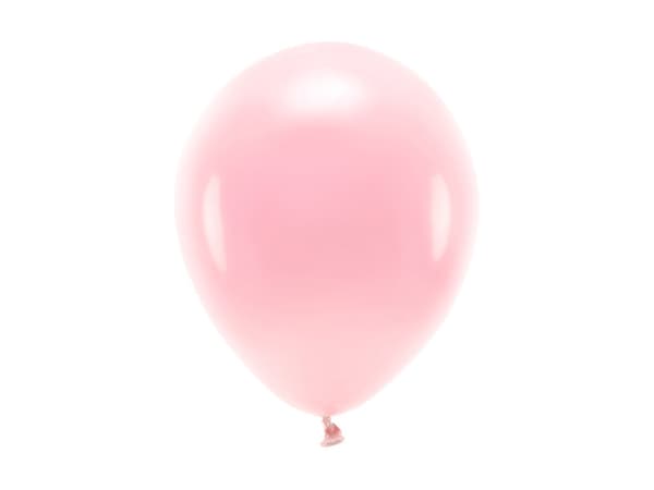 Ekoballonger 26 cm pastellfärgade, blush rosa (1 förpackning / 10 st.)