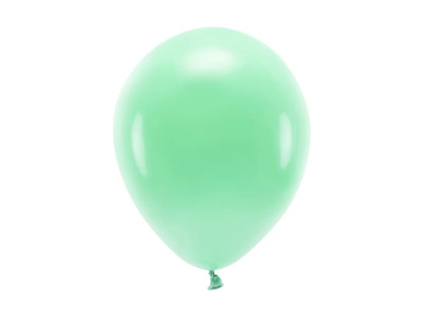 Ekoballonger 26cm pastellfärgade, mintgrön (1 förpackning / 10 st.)