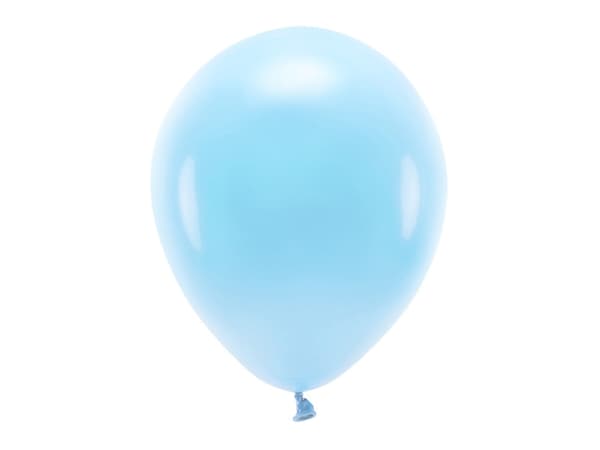 Ekoballonger 30 cm pastellfärgade, blå (1 förpackning / 100 st.)