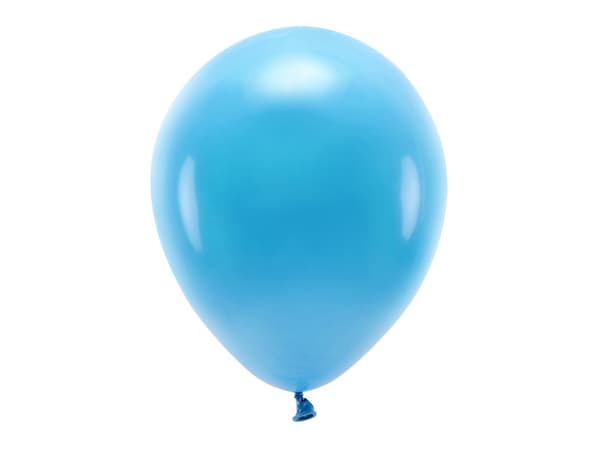 Ekoballonger 30 cm pastellfärgade, turkosa (1 förpackning / 100 st.)