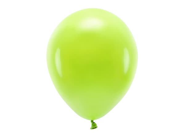 Ekoballonger 30 cm pastellfärgade, äppelgrön (1 förpackning / 100 st.)