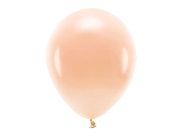 Ekoballonger 30 cm pastellfärgade, persika (1 förpackning / 10 st.)