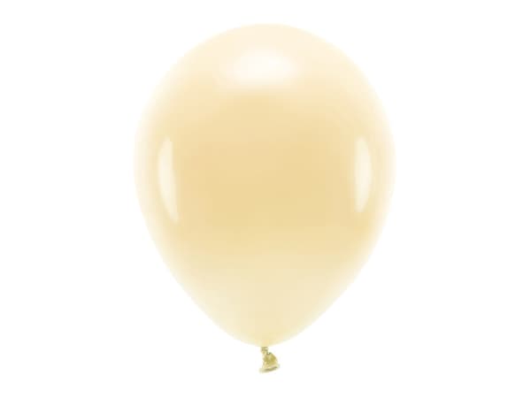 Ekoballonger 30 cm pastellfärgade, ljus persika (1 förpackning / 10 st.)