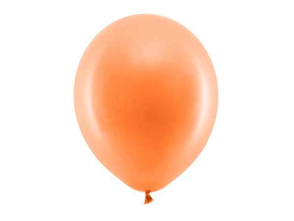 Regnbueballoner 30 cm pastel, orange (1 pakke / 100 stk.)