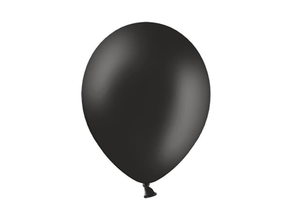 Ballonger 27 cm, Pastellsvarta (1 förpackning / 100 st.)