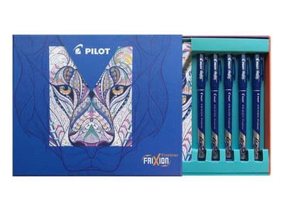Cienkopis PILOT Frixion Fineliner 5kol gift