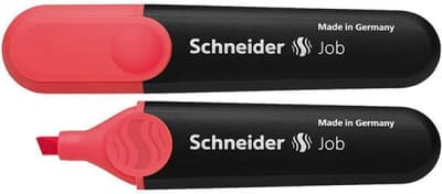 Zakreślacz SCHNEIDER Job 1-5 mm czerwony 1502(3)