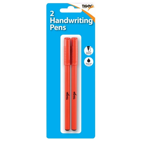 Tiger Stationery Handskriftspenna (förpackning med 2 st) Red One Size