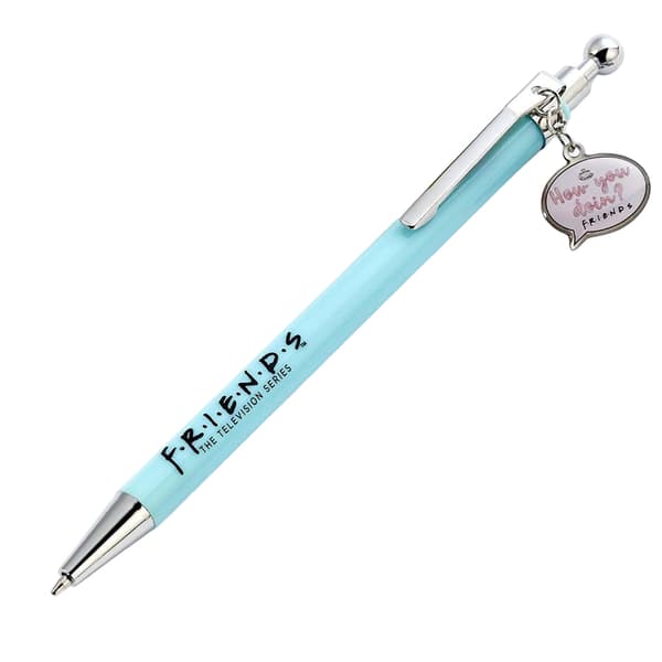 Friends Rollerballpenna How You Doin? Pale Blue/Silver One Size