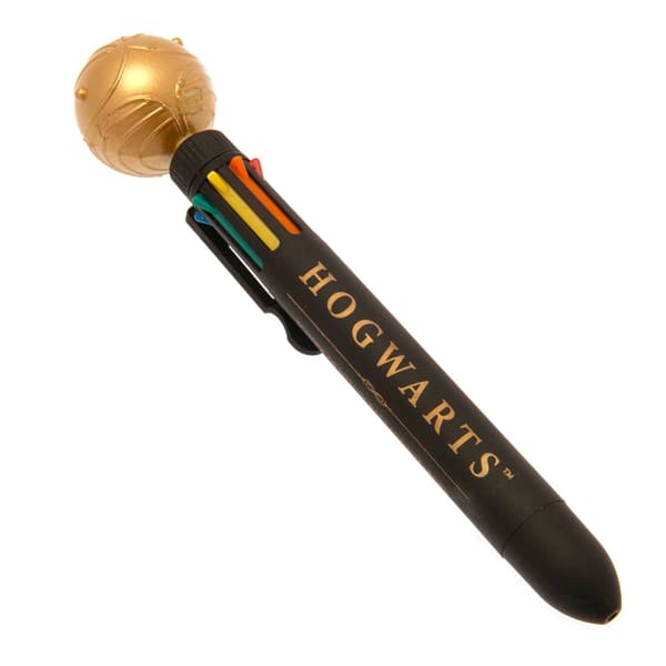 Harry Potter Golden Snitch optrækkelig kuglepen