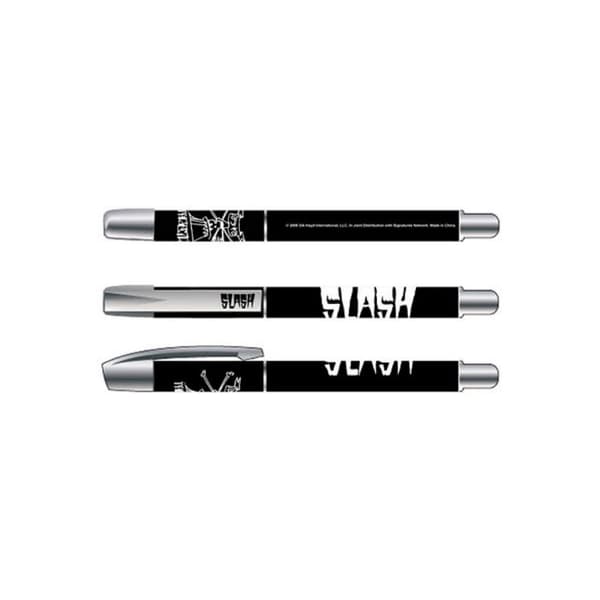 Slash Logo Gel Pen Black/White One Size