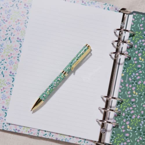 Kulspetspenna Meadow svart bläck Filofax